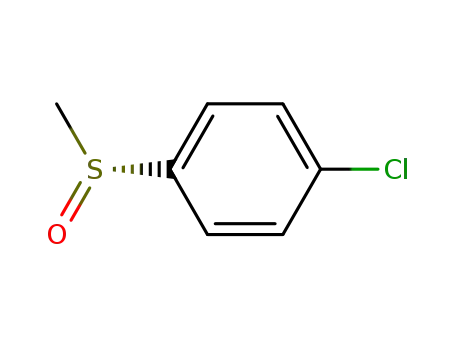 Molecular Structure of 28227-63-6 (Benzene, 1-chloro-4-(methylsulfinyl)-, (R)-)