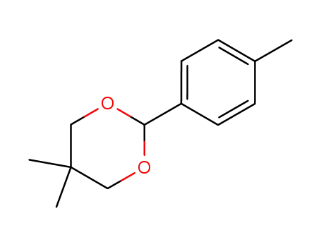 Molecular Structure of 38252-14-1 (5,5-dimethyl-2-(4-methylphenyl)-1,3-dioxane)