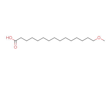 Molecular Structure of 78350-13-7 (15-methoxypentadecanoic acid)