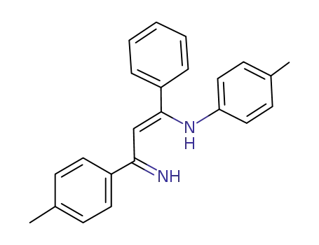 Molecular Structure of 71443-43-1 (Benzenemethanamine,
a-[2-imino-2-(4-methylphenyl)ethylidene]-N-(4-methylphenyl)-)