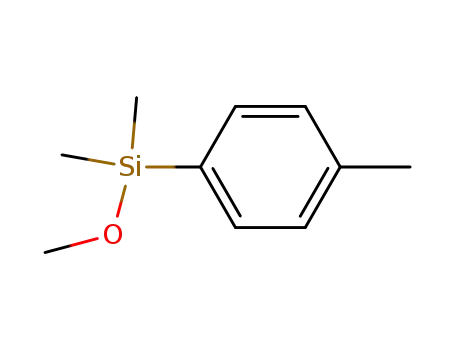 Molecular Structure of 51501-87-2 (methoxy-dimethyl-(4-methylphenyl)silane)