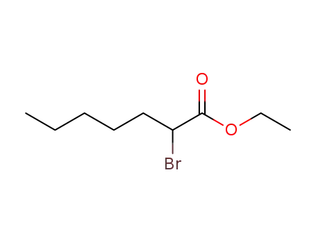 Molecular Structure of 5333-88-0 (Ethyl 2-bromoheptanoate)