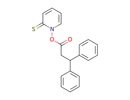 Molecular Structure of 109276-74-6 ((3,3-diphenylpropanoyloxy)-2-pyridinethione)
