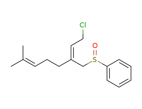 Benzene, [[2-(2-chloroethylidene)-6-methyl-5-heptenyl]sulfinyl]-, (Z)-