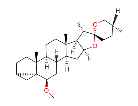 (25<i>R</i>)-6β-Methoxy-3α,5α-cyclo-spirostan