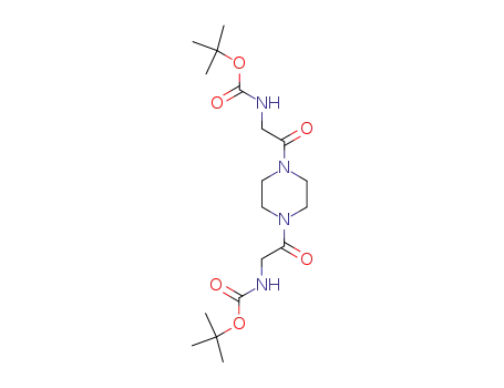 {2-[4-(2-tert-Butoxycarbonylamino-acetyl)-piperazin-1-yl]-2-oxo-ethyl}-carbamic acid tert-butyl ester