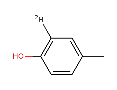 Molecular Structure of 115943-93-6 (2-deuterio-4-methylphenol)