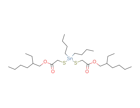 Molecular Structure of 10584-98-2 (2-ethylhexyl 4,4-dibutyl-10-ethyl-7-oxo-8-oxa-3,5-dithia-4-stannatetradecanoate)