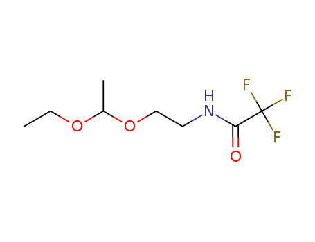 Molecular Structure of 1415392-86-7 (N-[2-(1-ethoxyethoxy)ethyl]-2,2,2-trifluoroacetamide)