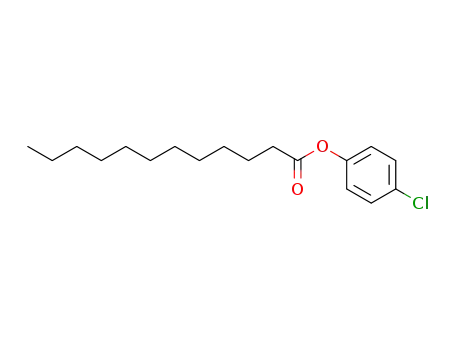 Molecular Structure of 83491-06-9 (Dodecanoic acid, 4-chlorophenyl ester)