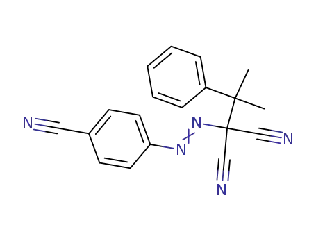 2-(4-Cyano-phenylazo)-2-(1-methyl-1-phenyl-ethyl)-malononitrile