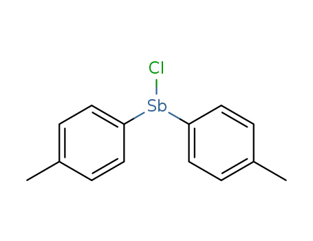 Molecular Structure of 87856-04-0 (chlorobis(4-methylphenyl)antimony)