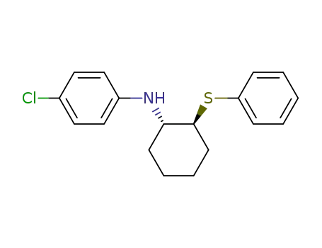 Benzenamine, 4-chloro-N-[2-(phenylthio)cyclohexyl]-, trans-
