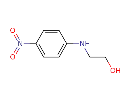 Molecular Structure of 1965-54-4 (2-[(4-NITROPHENYL)AMINO]ETHANOL)
