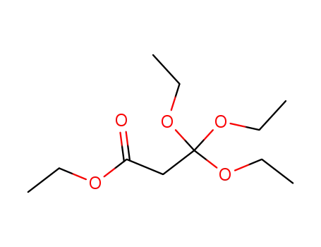 Molecular Structure of 32650-62-7 (Propanoic acid, 3,3,3-triethoxy-, ethyl ester)