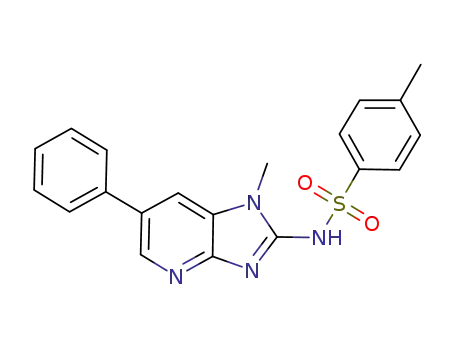 1-methyl-6-phenyl-2-N-(p-toluenesulfonyl)aminoimidazo[4,5-b]pyridine