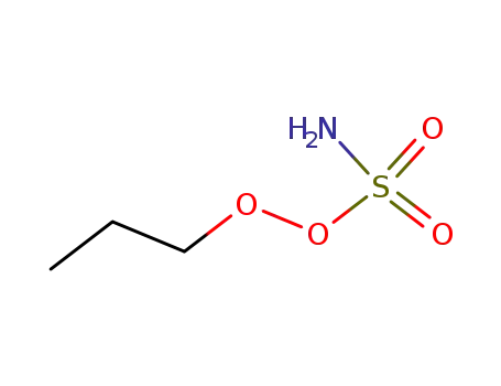 Molecular Structure of 93822-94-7 (Peroxysulfamic acid, propyl ester)