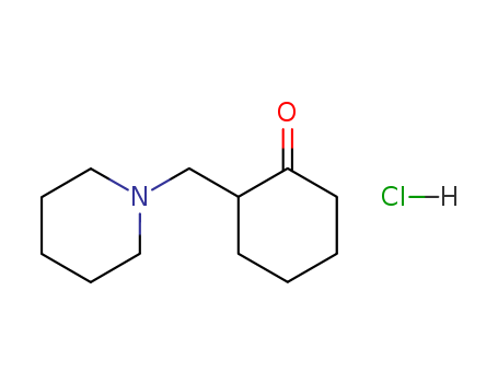 2-(1-piperidylmethyl)cyclohexan-1-one hydrochloride cas  6966-09-2