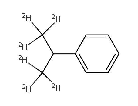 Molecular Structure of 20201-29-0 (2-PHENYLPROPANE-1,1,1,3,3,3-D6)