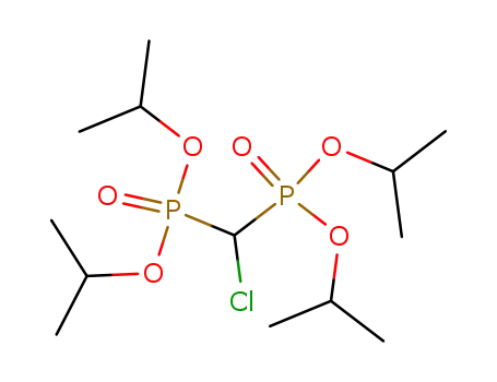 Molecular Structure of 20107-67-9 (tetraisopropyl esters of monochloromethylene bisphosphonic acid)
