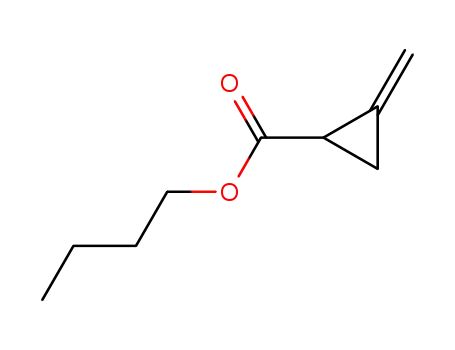 Molecular Structure of 88787-24-0 (Cyclopropanecarboxylic acid, 2-methylene-, butyl ester)