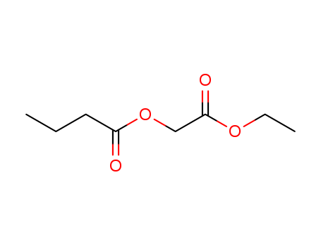 Butanoic acid, 2-ethoxy-2-oxoethyl ester