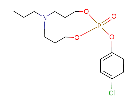 4H-1,3,7,2-Dioxazaphosphecine,
2-(4-chlorophenoxy)hexahydro-7-propyl-, 2-oxide