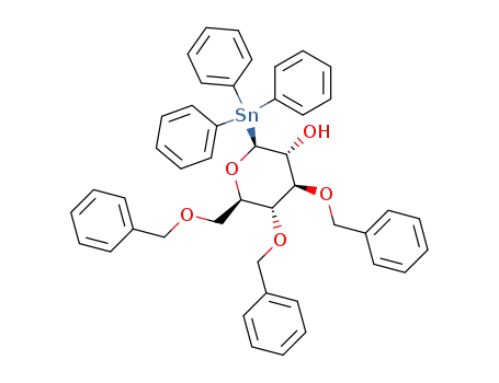 triphenyl(3,4,6-tri-O-benzyl-β-D-glucopyranosyl)stannane