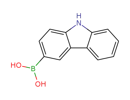 Molecular Structure of 851524-97-5 (9h-carbazol-3ylboronic acid)