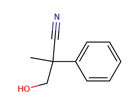 α-hydroxymethyl-α-methylbenzenacetonitrile