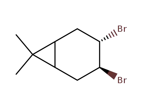 trans-3,4-Dibromo-7,7-dimethylbicyclo<4.1.0>heptane