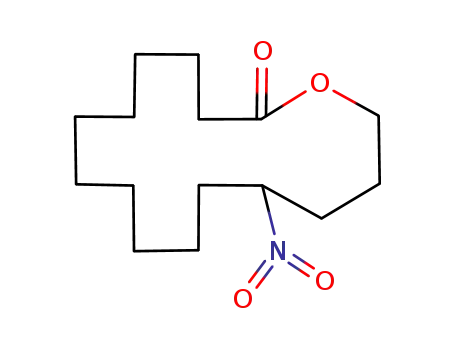 Molecular Structure of 84246-84-4 (Oxacyclohexadecan-2-one, 13-nitro-)