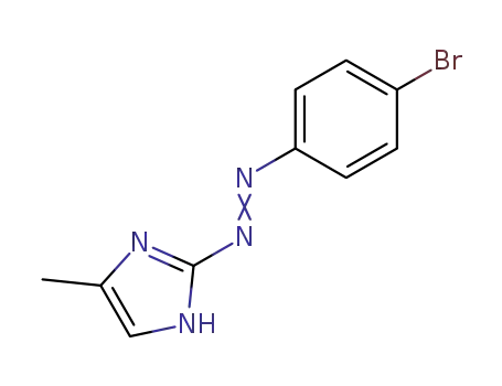 Molecular Structure of 861325-12-4 (2-(4-bromo-phenylazo)-4-methyl-1<sup>(3)</sup><i>H</i>-imidazole)