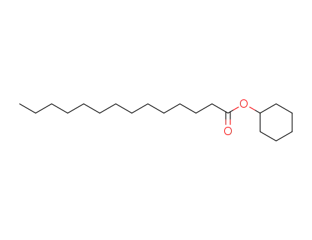 Molecular Structure of 93805-35-7 (cyclohexyl myristate)