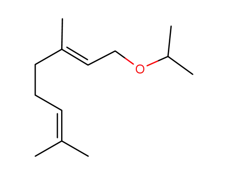 Molecular Structure of 63343-19-1 (2,6-Octadiene, 3,7-dimethyl-1-(1-methylethoxy)-, (E)-)