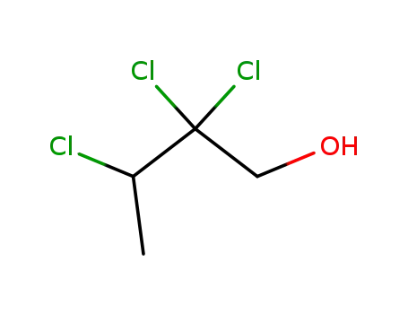 Molecular Structure of 116529-70-5 (2,2,3-trichloro-butan-1-ol)