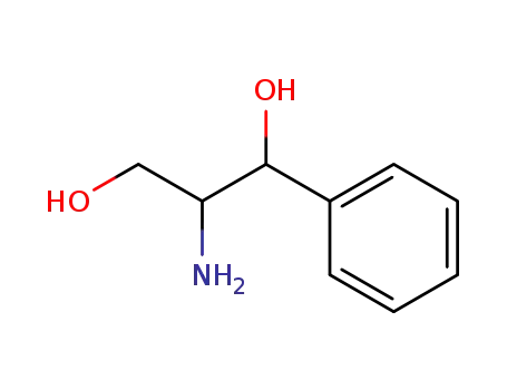 Molecular Structure of 3306-06-7 (1S,2S-(+)-2-amino-1-phenylpropane-1,3-diol)