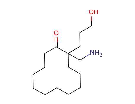Cyclododecanone, 2-(aminomethyl)-2-(3-hydroxypropyl)-