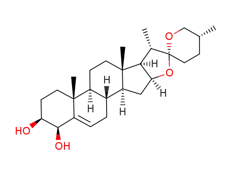 (25R)-spirost-5-en-3β,4β-diol