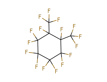 Molecular Structure of 306-98-9 (PERFLUORO-1,2-DIMETHYLCYCLOHEXANE)