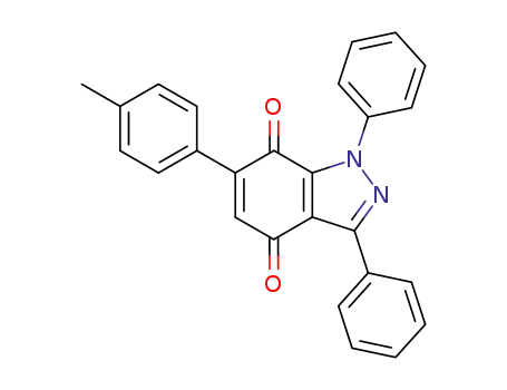 1,3-Diphenyl-6-p-tolyl-1H-indazole-4,7-dione
