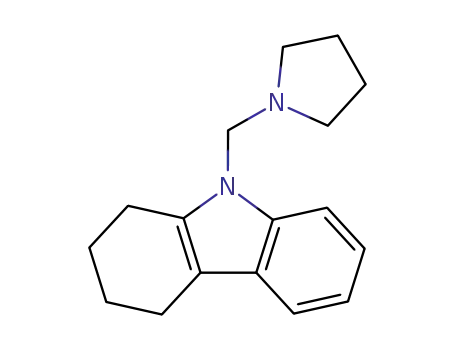 1H-Carbazole, 2,3,4,9-tetrahydro-9-(1-pyrrolidinylmethyl)-