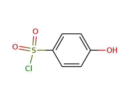 Molecular Structure of 4025-67-6 (4-HYDROXY-BENZENESULFONYL CHLORIDE)