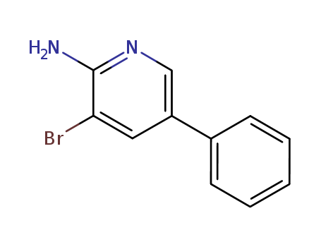 2-Pyridinamine,3-bromo-5-phenyl-