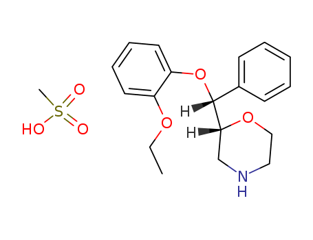 2-[[2-(2-ethoxyphenoxy)phenyl]methyl]morpholine; methanesulfonate