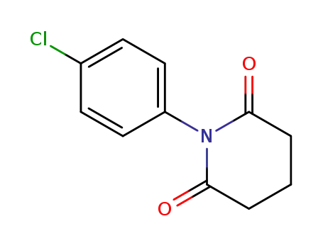 Molecular Structure of 81305-70-6 (N-(4-CHLOROPHENYL)GLUTARIMIDE)