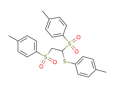 1,2-bis-(toluene-4-sulfonyl)-1-<i>p</i>-tolylsulfanyl-ethane