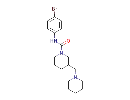3-piperidin-1-ylmethyl-piperidine-1-carboxylic acid (4-bromo-phenyl)amide