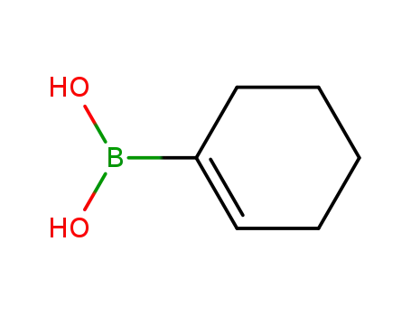 Molecular Structure of 89490-05-1 (1-CYCLOHEXENYLBORONIC ACID)