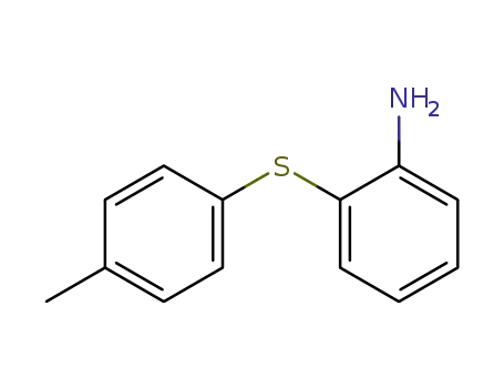 Molecular Structure of 16452-09-8 (Benzenamine, 2-((4-methylphenyl)thio)-)